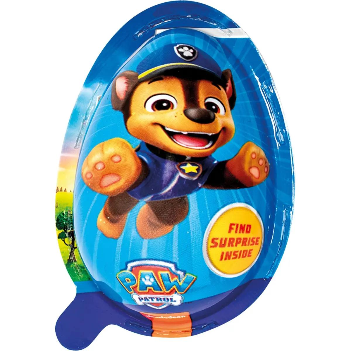 Summer egg with chocolate cream Patrulla Big Candy