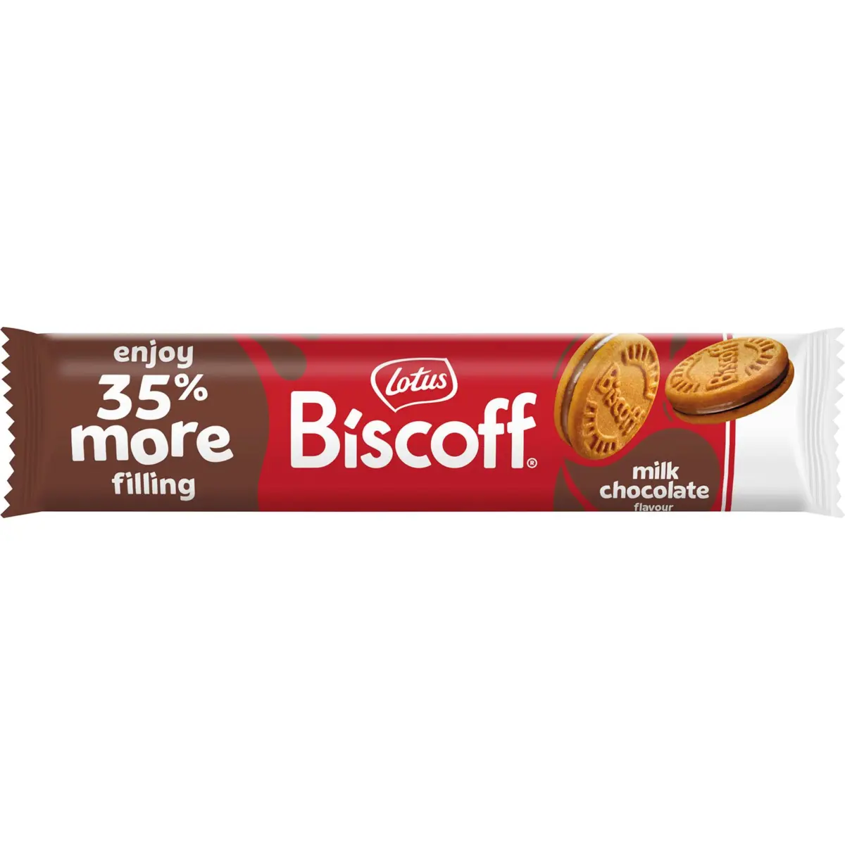 Caramelised biscuit filled with chocolate Lotus Biscoff