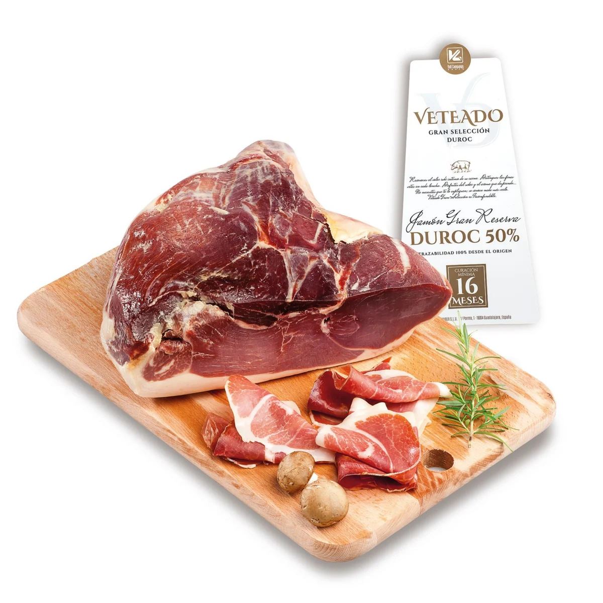 Pernil 50% Duroc Gran Reserva, 16 mesos Veteado