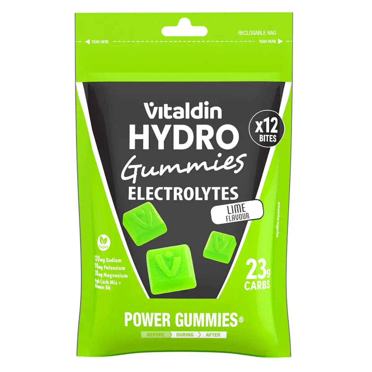 Gominoles Hydro de llima amb electròlits Vitaldin