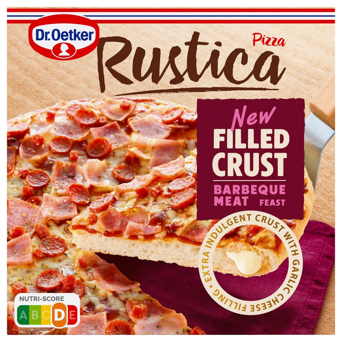 Pizza Rustica Barbacoa Borde Relleno Dr.oetker