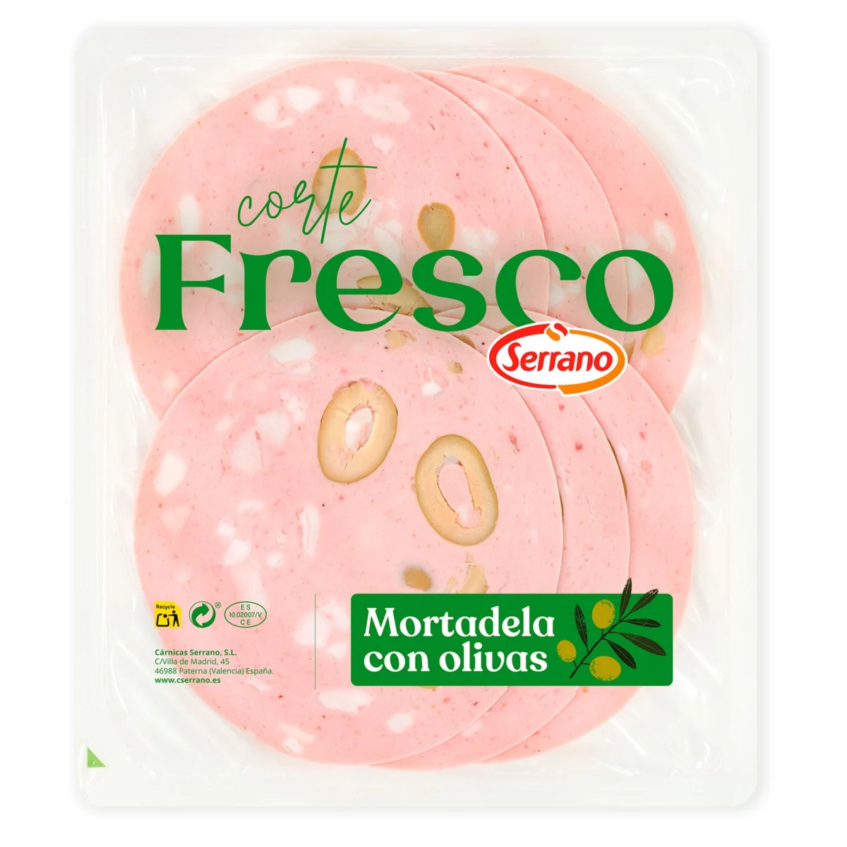 Mortadella mit Oliven Corte Fresco Serrano