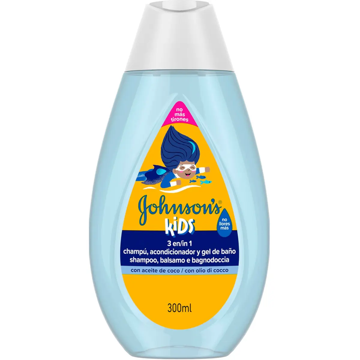 3-in-1-Kindershampoo mit Duschgel und Conditioner Jhonson's