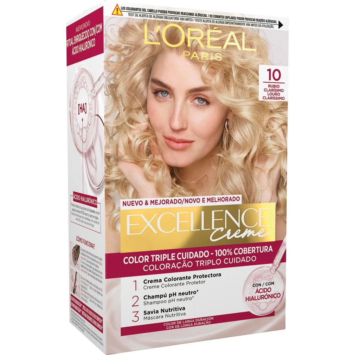 Tint per als cabells Ros molt clar Nº10 Excellence