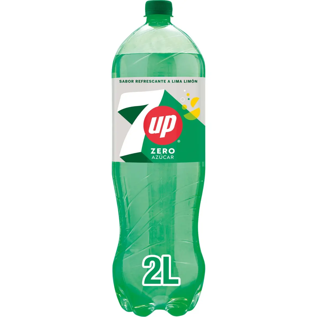 Erfrischungsgetränk Limette-Zitrone Zero, Flasche Seven Up