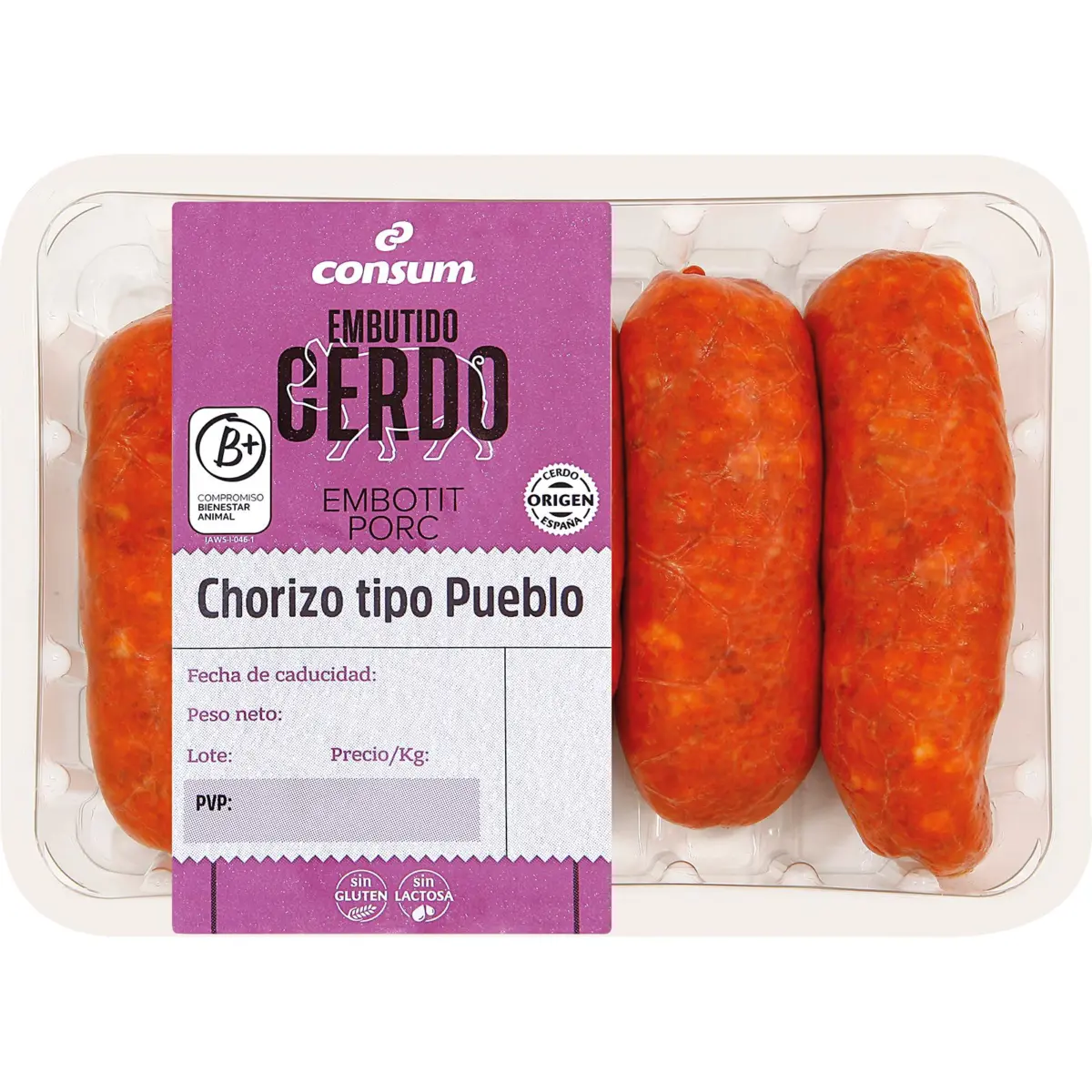 Chorizo Tipo Pueblo Consum