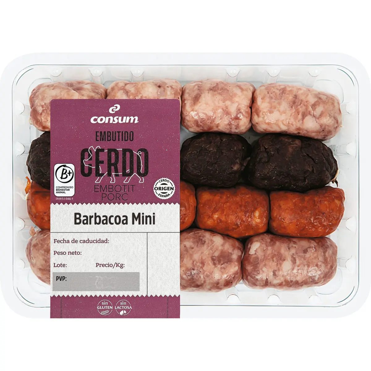 Mini barbecue sausages Consum