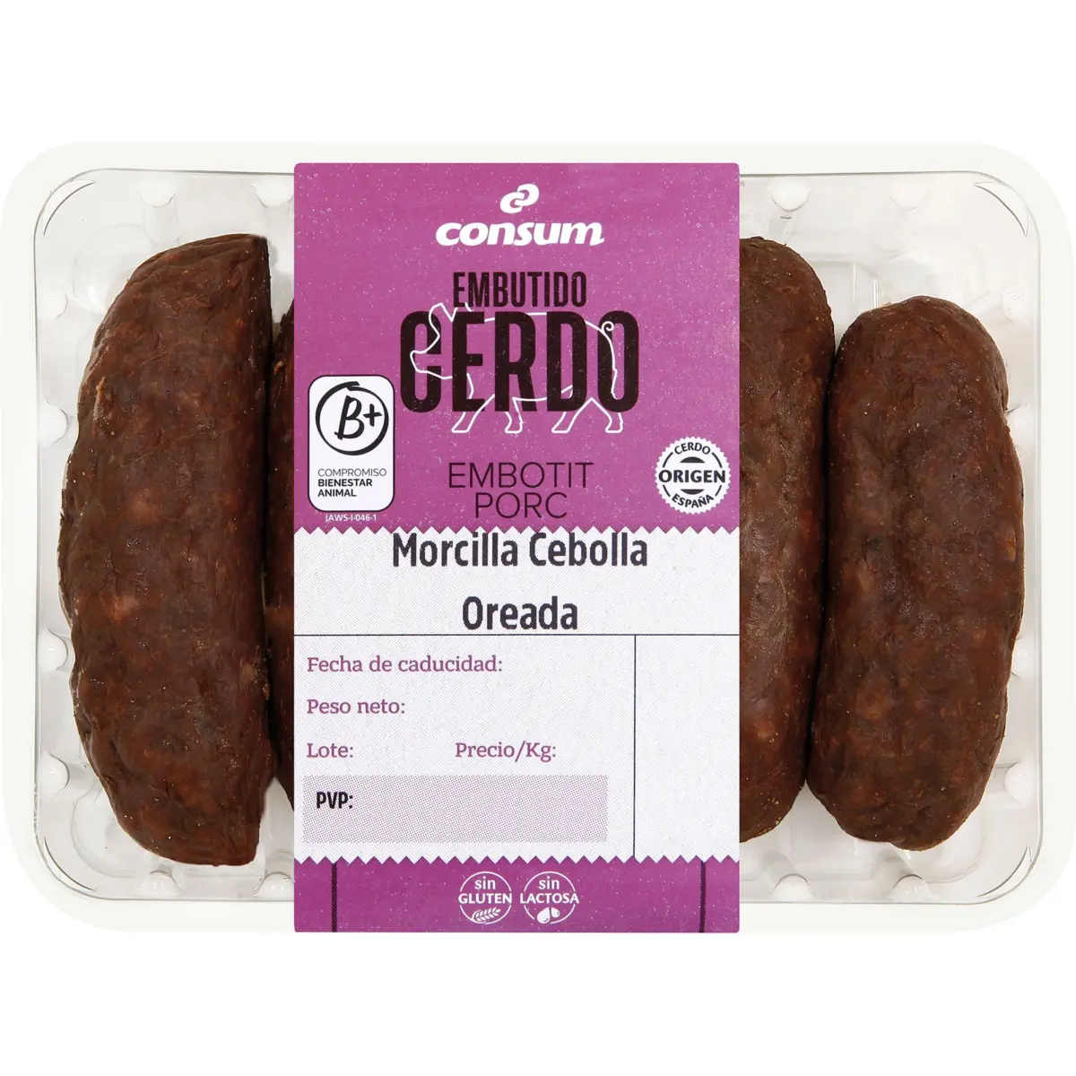 Boudin noir à l’oignon séché Consum