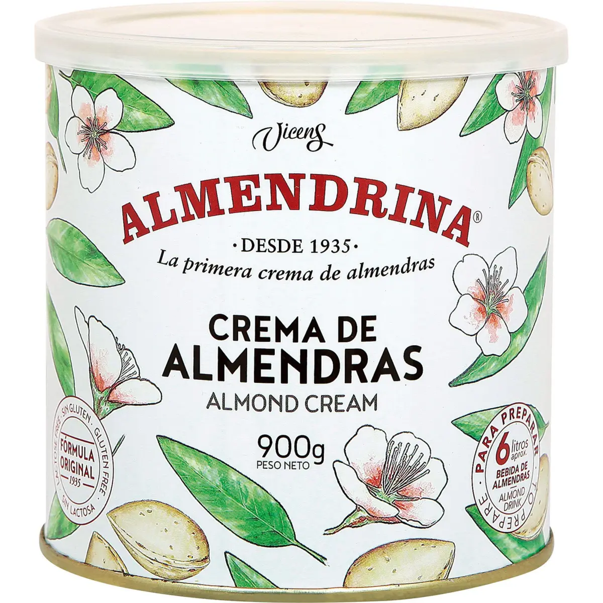 Crema d’ametlles en llauna Almendrina