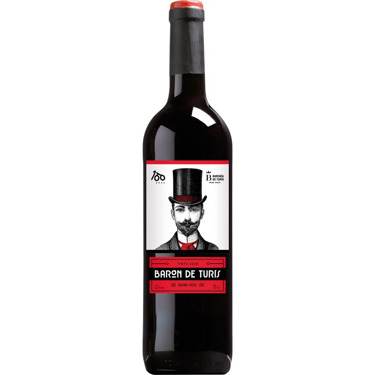 Young red wine D.O. Valencia Baron Turis